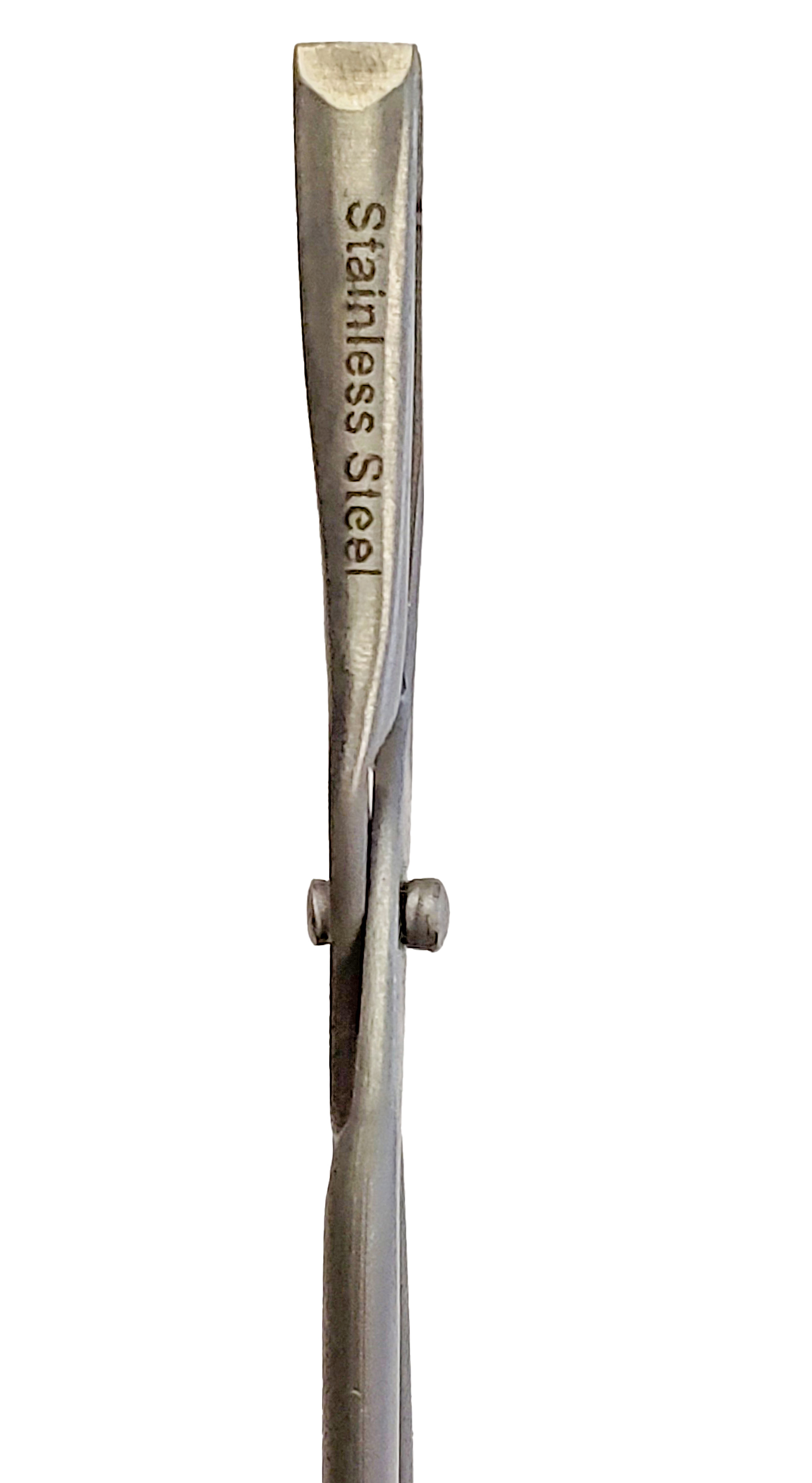 beaute Tsuru Professional Scissor Handle Tweezer for Eyebrow Shaping and Hair Removal (Silver, 4 in) za5fh