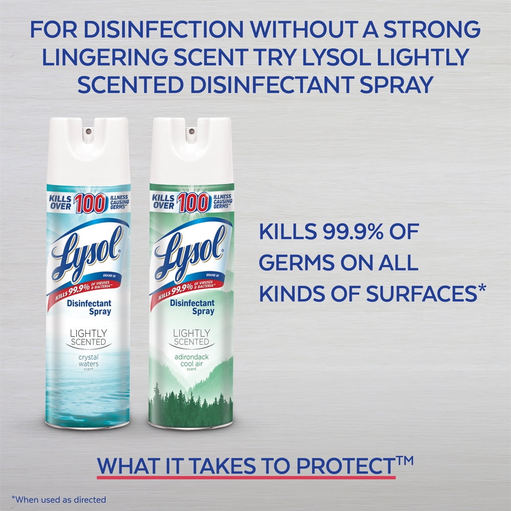 Lysol Disinfectant Spray To Go, Crisp Linen Scent (1 oz) eoly9