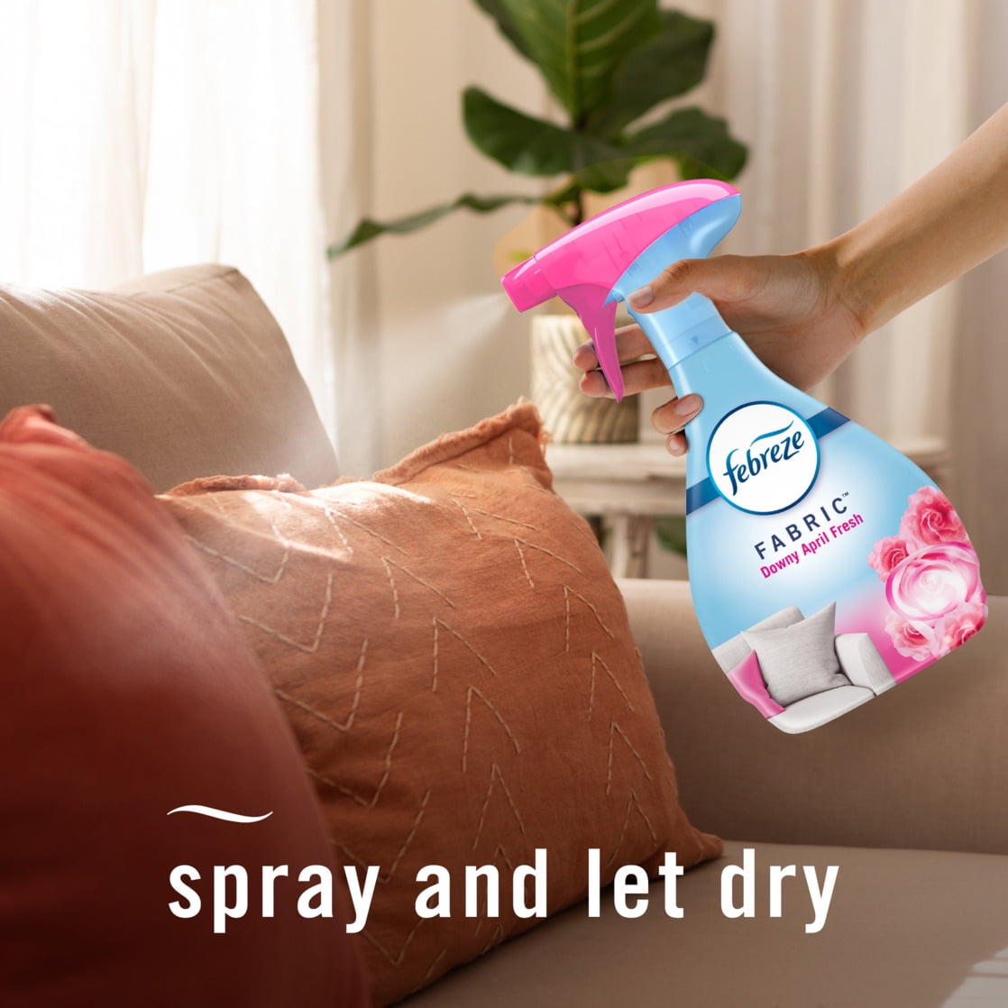 Febreze Fabric Refresher Spray, Odor-Fighting Air Freshener, Downy April Fresh (23.6 fl oz) c2ezj