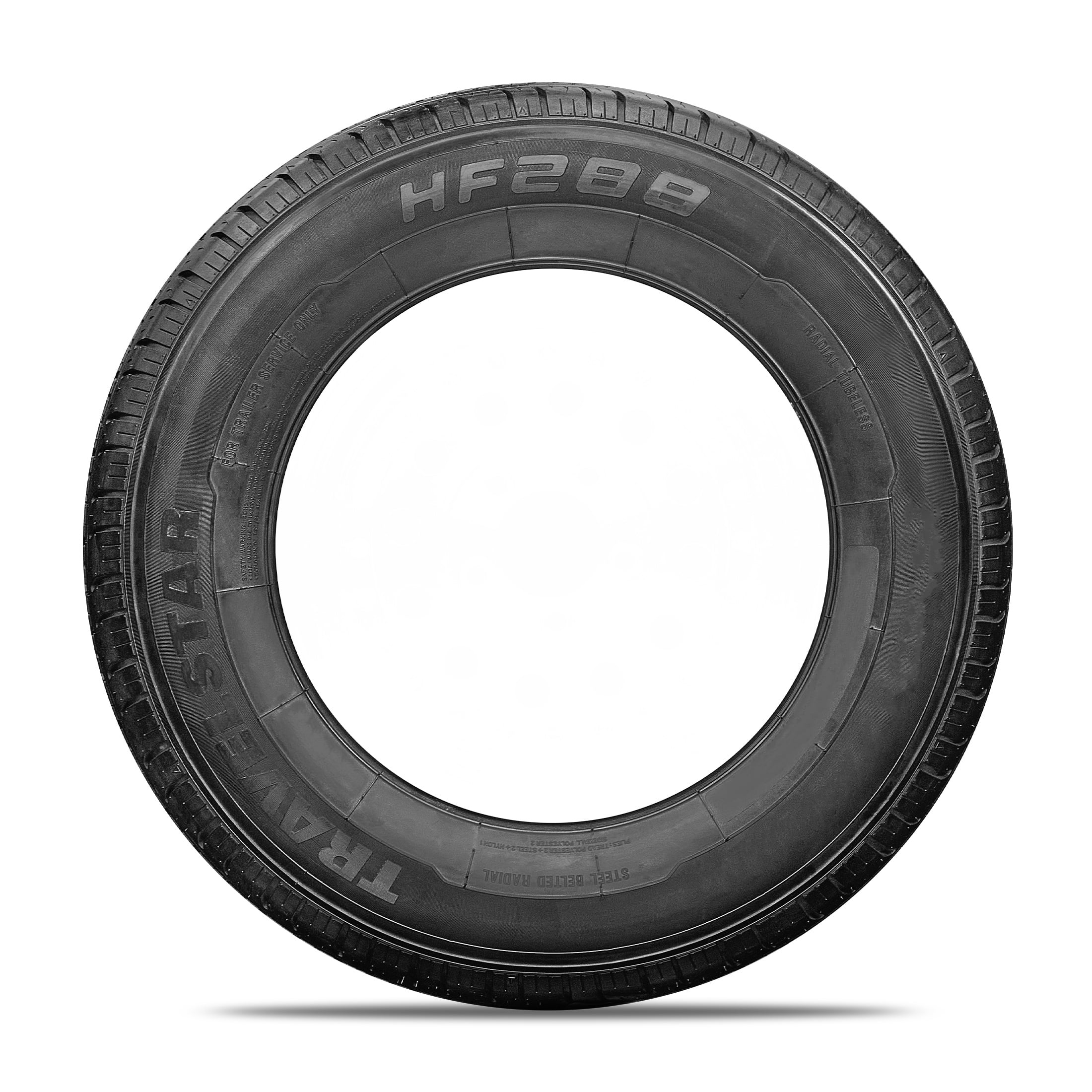 Travelstar HF288 Radial Trailer Tire ST205/75R15 6 Ply Load Range C (1 Tire) hsz4f
