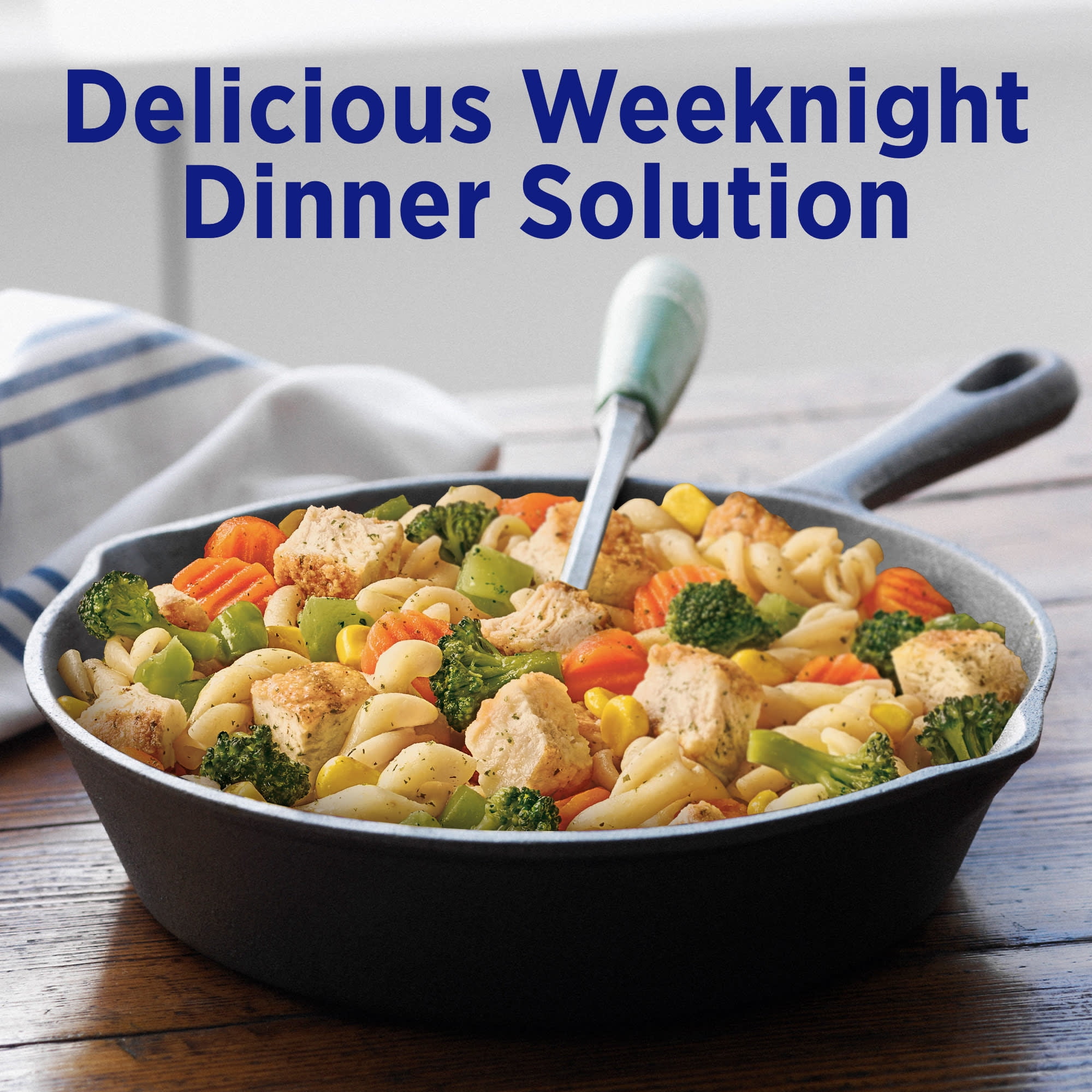 Birds Eye Voila! Garlic Chicken Skillet Meal with Pasta and Vegetables (21 oz) 8ofkk