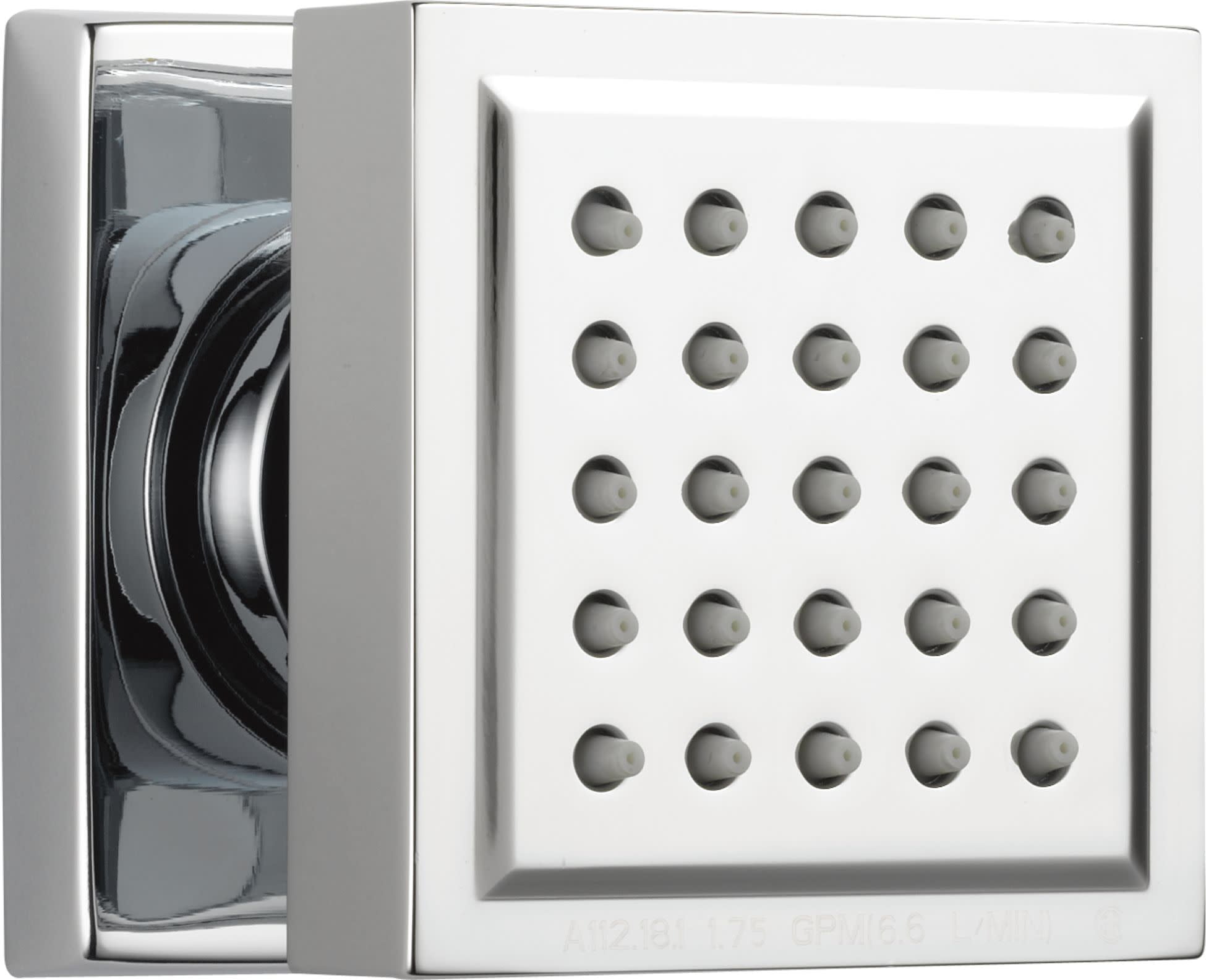 Delta Faucet 50150 Single Function Square Body Spray with Lumicoat Chrome Finish (1.75 GPM) sehye