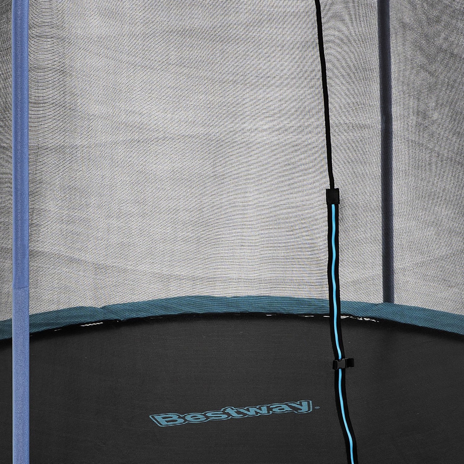 Bestway Xtreme Air Trampoline with Safety Enclosure and Foam-Padded Poles (Blue, 10 ft) 7eu2a