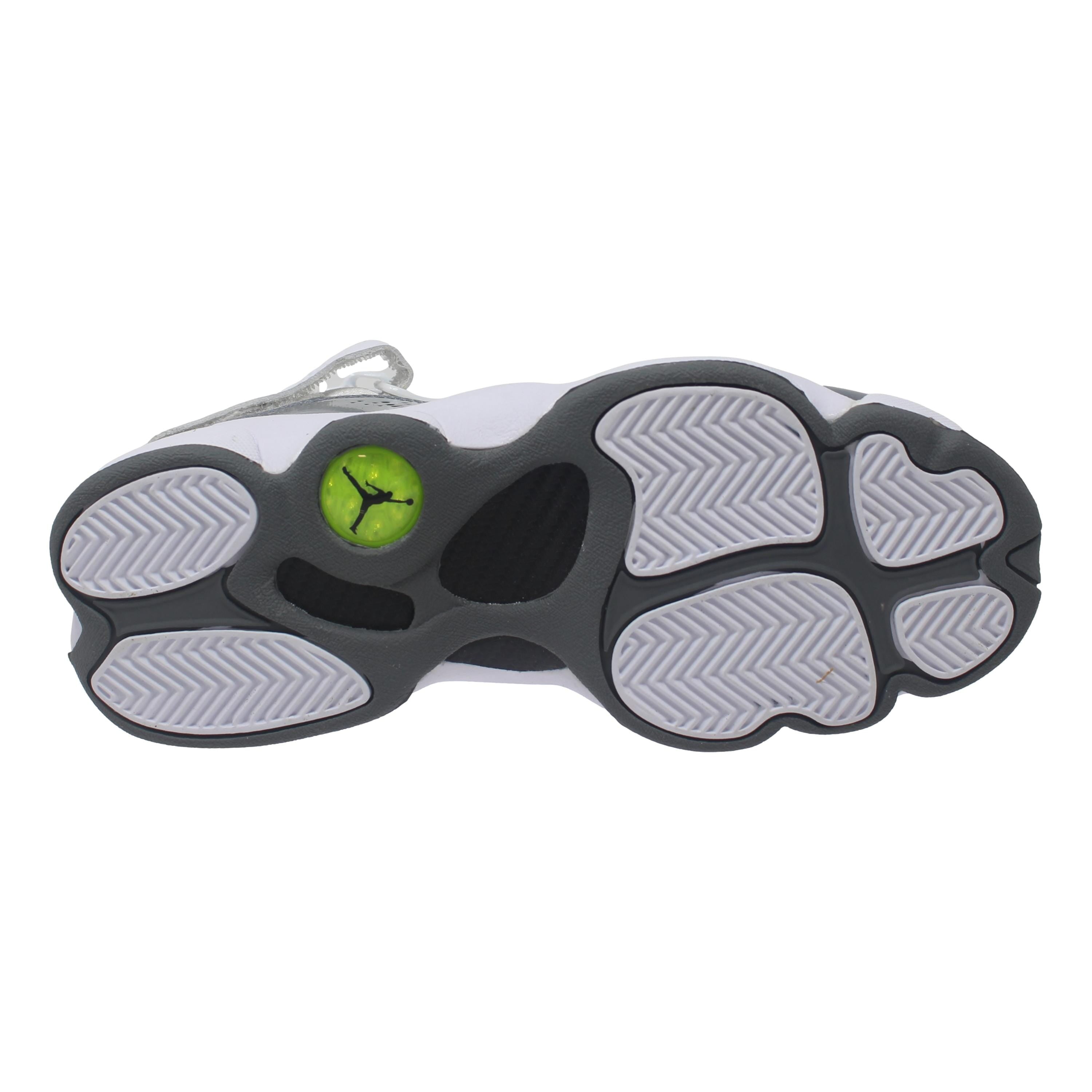 Nike Air Jordan 6 Rings Youth Basketball Shoes (White/Cool Grey, 6 US) dxl3k