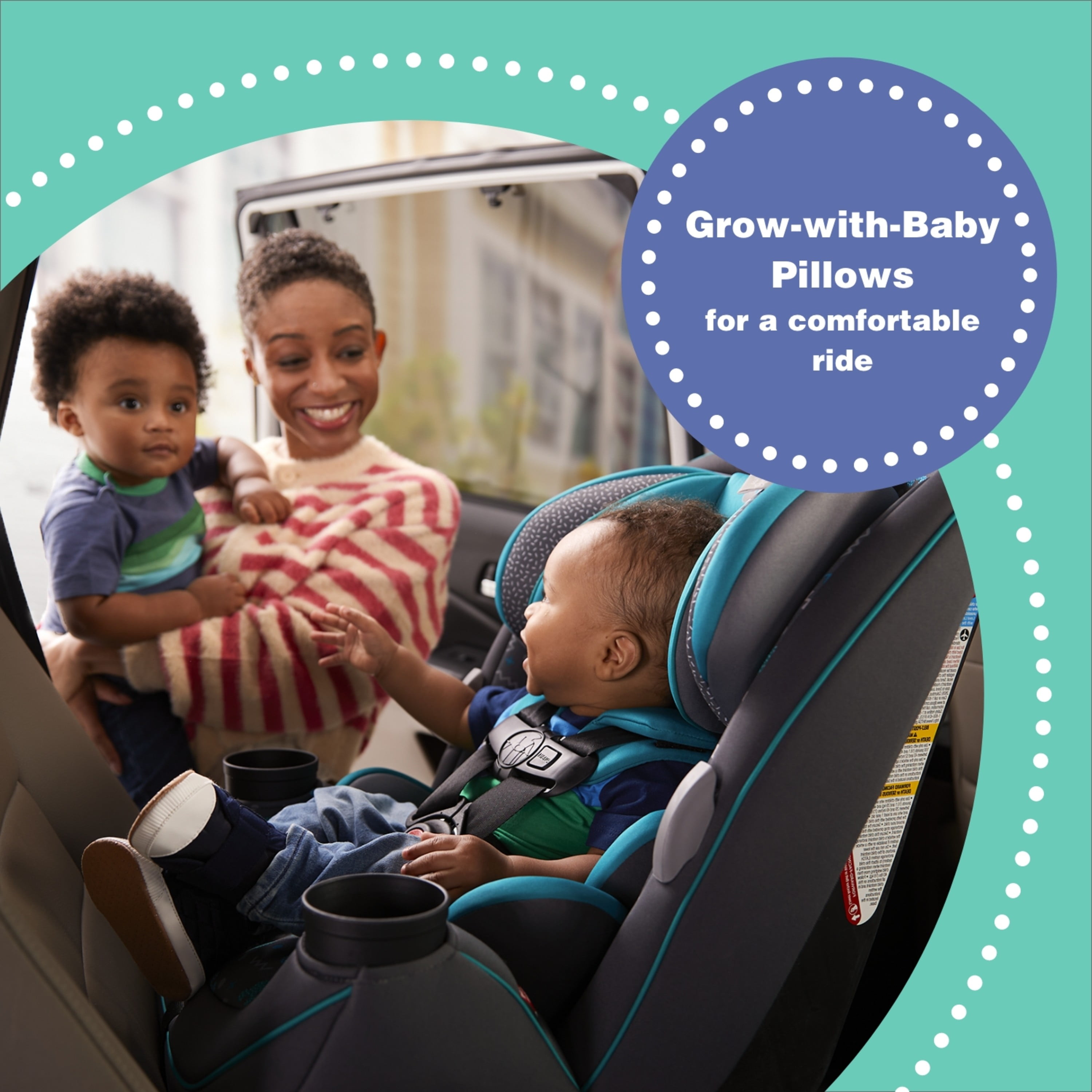 Disney Baby Grow and Go All-in-One Convertible Car Seat (Mickey Sprinkle, 5-100 lb) tlsu0