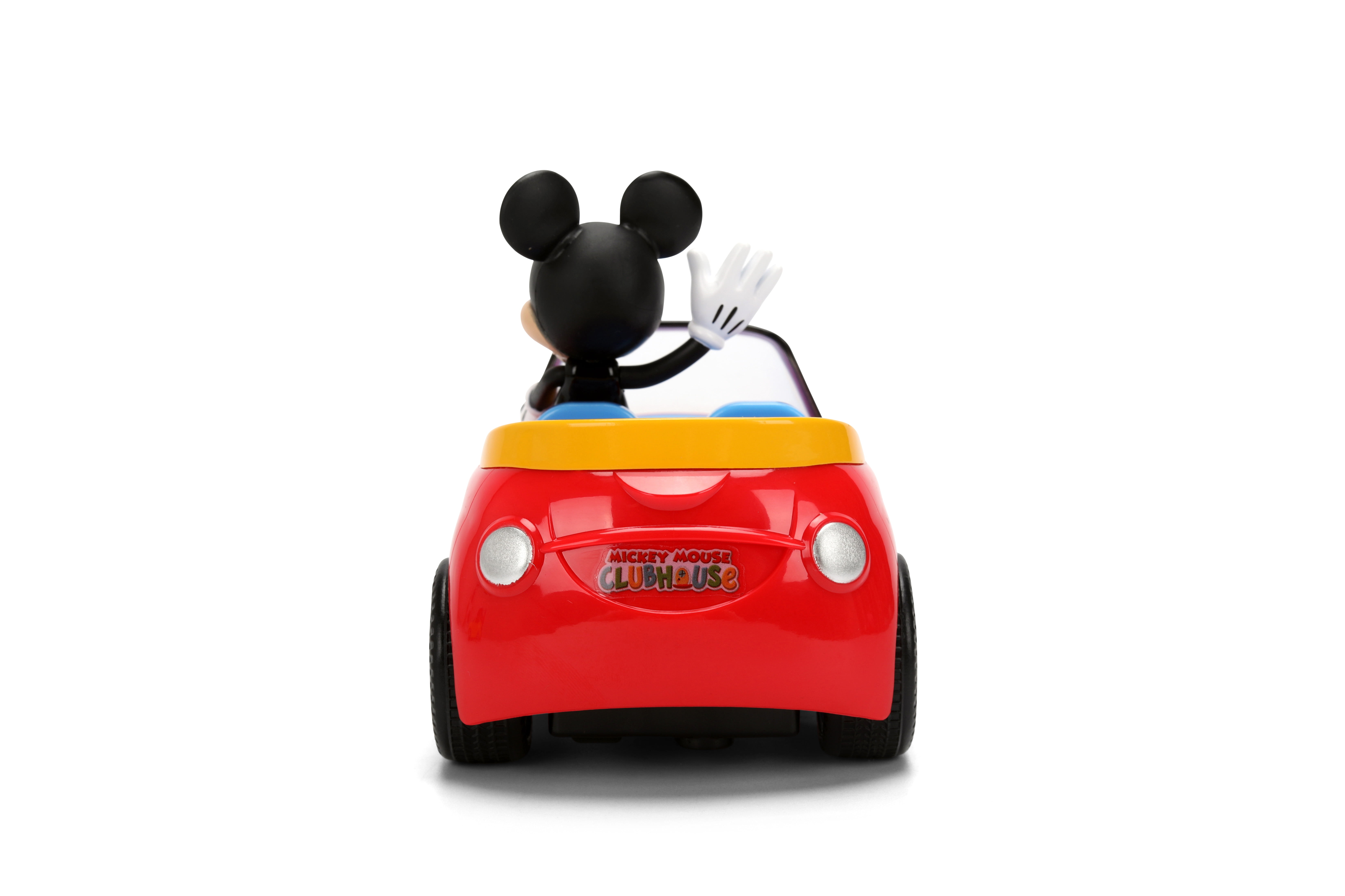 Disney Mickey Mouse Roadster RC Car Remote Control Vehicle (Red, 5.5 in) 2dgst