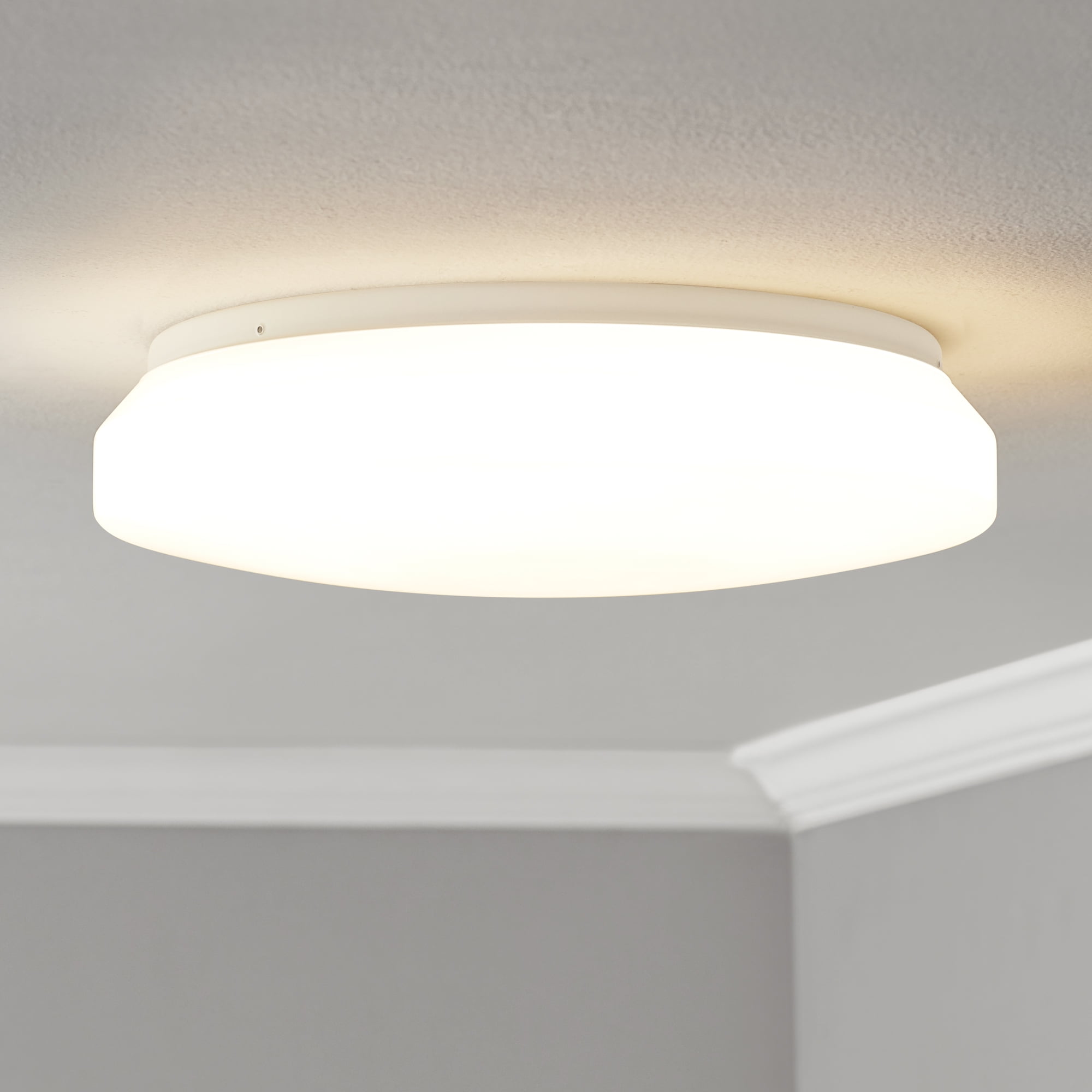 Mainstays Slim Integrated LED Flush Mount Ceiling Light (White, 11 in) pgwxk