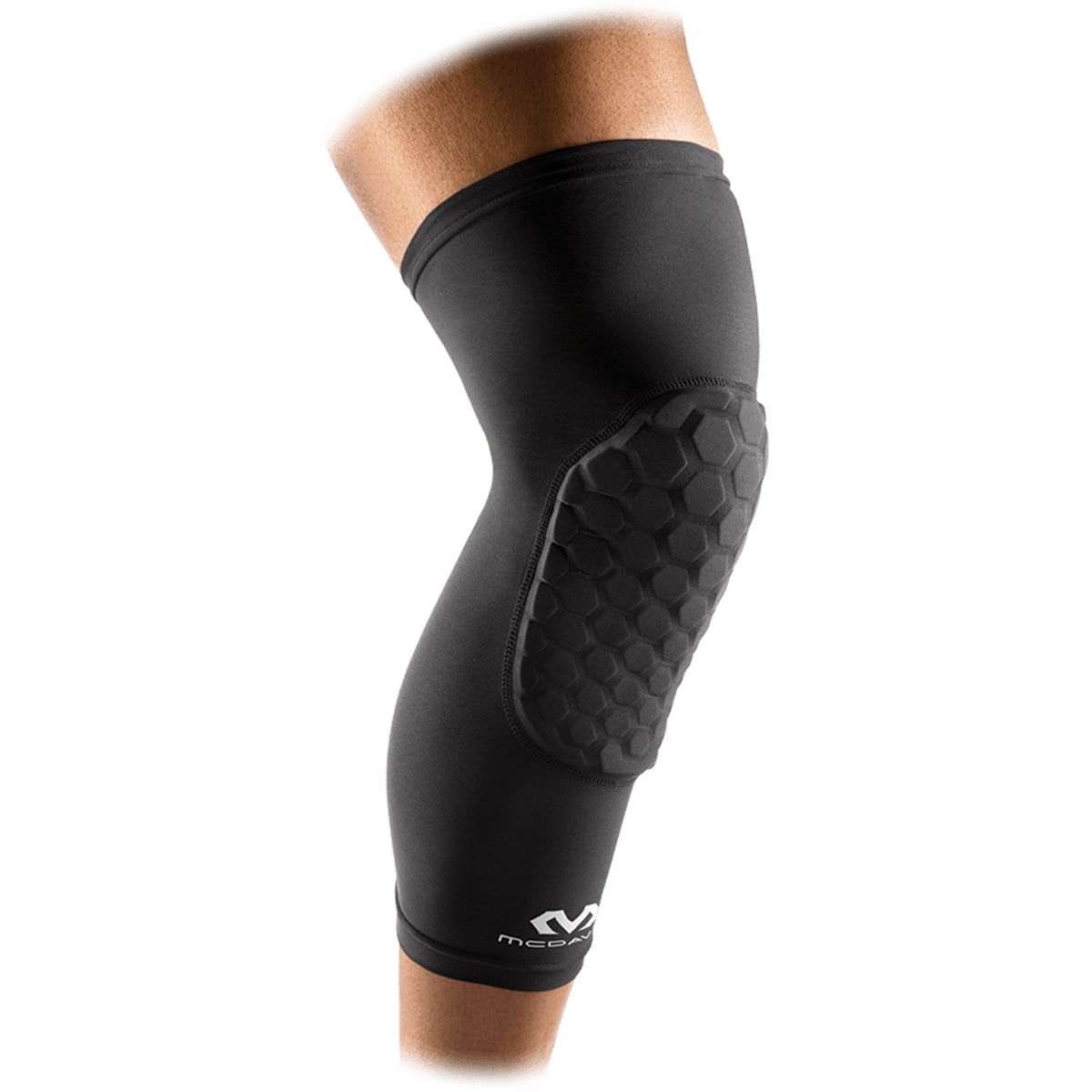 McDavid Youth HEX Protective Leg Sleeves (Black, Small) 8m837